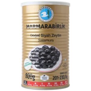 Marmarabirlik Gezouten Zwarte Olijven XL-MEGA 800g